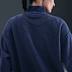 나이키 스포츠웨어 피닉스 플러시 여성 코지 플리스 오버사이즈 모크넥 탑