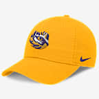 LSU Club Men's Nike College Adjustable Hat - Gold