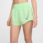 Nike One Women's Dri-FIT Mid-Rise 8cm (approx.) Brief-Lined Shorts