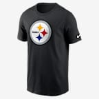 Pittsburgh Steelers Logo Essential Men's Nike NFL T-Shirt - Black