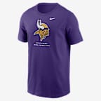 Playera Nike de la NFL para hombre Minnesota Vikings Essential - Morado