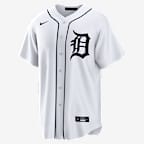 Javier Báez Detroit Tigers Men's Nike MLB Replica Jersey - White
