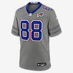 Dawson Knox Buffalo Bills Men's Nike NFL Game Jersey - Grey