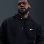 Sudadera con gorro sin cierre de tejido Fleece para hombre Nike Club