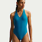 Nike Swim Hydralock Luxe Women's V-Neck One Piece