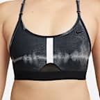 Nike Indy Women's Light-Support Padded All-Over Print Sports Bra
