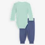 Conjunto de mono de manga larga y pants para bebé Nike Play For All