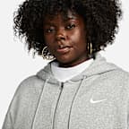 Sudadera con gorro con cierre completo oversized para mujer Nike Sportswear Phoenix Fleece (talla grande)