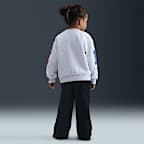 Sudadera de cuello redondo de tejido Fleece Chenille infantil Nike Club