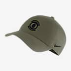 Oregon Heritage86 Nike College Adjustable Cap - Medium Olive
