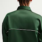 Playera de manga larga oversized de satén para mujer Nike Sportswear