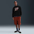 Sudadera de cuello redondo de skateboarding de tejido Fleece Nike SB