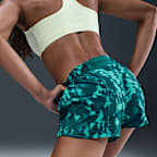 Shorts Dri-FIT estampados con forro de ropa interior para mujer Nike One