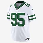 Quinnen Williams New York Jets Men's Nike Dri-FIT NFL Limited Football Jersey - White