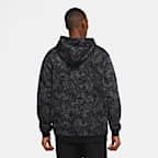 Felpa stampata con cappuccio e zip a tutta lunghezza LeBron - Uomo