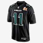 A.J. Brown Philadelphia Eagles Super Bowl LIX Men's Nike NFL Game Fashion Jersey - Black