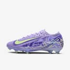 Nike United Mercurial Vapor 16 Elite FG Low-Top Football Boot - Purple Agate/Barely Volt
