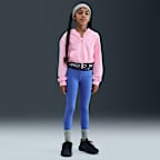 Nike Pro Fleece Big Kids' (Girls') Dri-FIT Full-Zip Hoodie