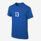 Alex Morgan USWNT Big Kids' Nike Soccer T-Shirt - Game Royal