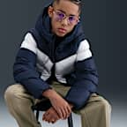 Chelsea FC Nike voetbaljack met synthetische vulling en capuchon voor kids