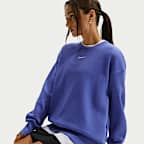 Sudadera oversized de cuello redondo para mujer Nike Sportswear Phoenix Fleece