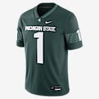 Jersey universitario Nike Dri-FIT Game para hombre Michigan State Spartans