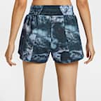 Nike One 女款 Dri-FIT 高腰 3" 帶內裡印花短褲