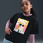 Playera para niña talla grande Nike Sportswear