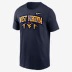 West Virginia Primetime Football Icon Men's Nike College T-Shirt - Navy