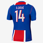 Désiré Doué Paris Saint-Germain 2026/27 Match Home Men's Nike Aero-FIT Soccer Jersey - Blue