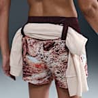 Dámské 10cm běžecké kraťasy Nike Trail Dri-FIT se středně vysokým pasem a všitými kalhotkami