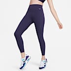 Nike Universa Women's High-Waisted 7/8 Leggings with No Front Seam