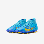Nike Jr. Mercurial Superfly 9 Club KM FG/MG Younger/Older Kids' Multi-Ground High-Top Football Boot