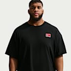 Haut en maille boxy à manches courtes Nike Life pour homme