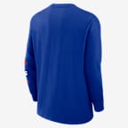 Playera de manga larga Nike de la NFL para hombre Buffalo Bills Rewind Max90 Pocket