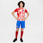 Atlético Madrid 2025/26 Stadium Home Older Kids' Nike Dri-FIT Football Replica Shorts