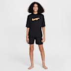 Playera de manga corta Dri-FIT para niño talla grande Nike Swim Hydroguard
