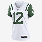 Jersey de fútbol americano Nike de la NFL Game para mujer Joe Namath New York Jets - Blanco