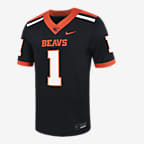 Jersey de fútbol americano universitario Nike Replica para hombre Oregon State - Negro