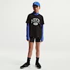 Playera de fútbol para niños talla grande Nike
