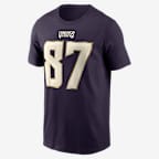 T.J. Hockenson Minnesota Vikings Rivalries Collection Men's Nike NFL T-Shirt - Purple