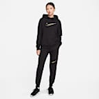 Nike Sportswear Club Fleece Women's Shine Mid-Rise Trousers