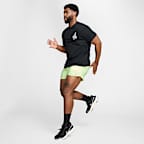 Shorts de correr Dri-FIT de 18 cm con forro de ropa interior para hombre Nike Stride