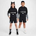 Sudadera con gorro sin cierre de tejido Fleece Dri-FIT para niños talla grande Nike Multi