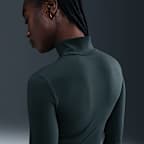 Nike One Fitted Women's Dri-FIT 1/4-Zip Mid Layer