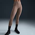 Nike Universa Women's High-Waisted 7/8 Leggings with No Front Seam