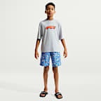 나이키 스윔 하이드로가드 주니어(남아) 드라이 핏 UV 반팔 탑