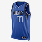 Dallas Mavericks Icon Edition Men's Nike Dri-FIT NBA Swingman Jersey - Game Royal