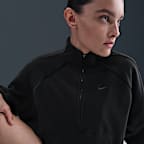 Camiseta Therma-FIT de medio cierre para mujer Nike One