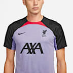 Liverpool FC Strike 男款 Nike Dri-FIT 短袖足球上衣